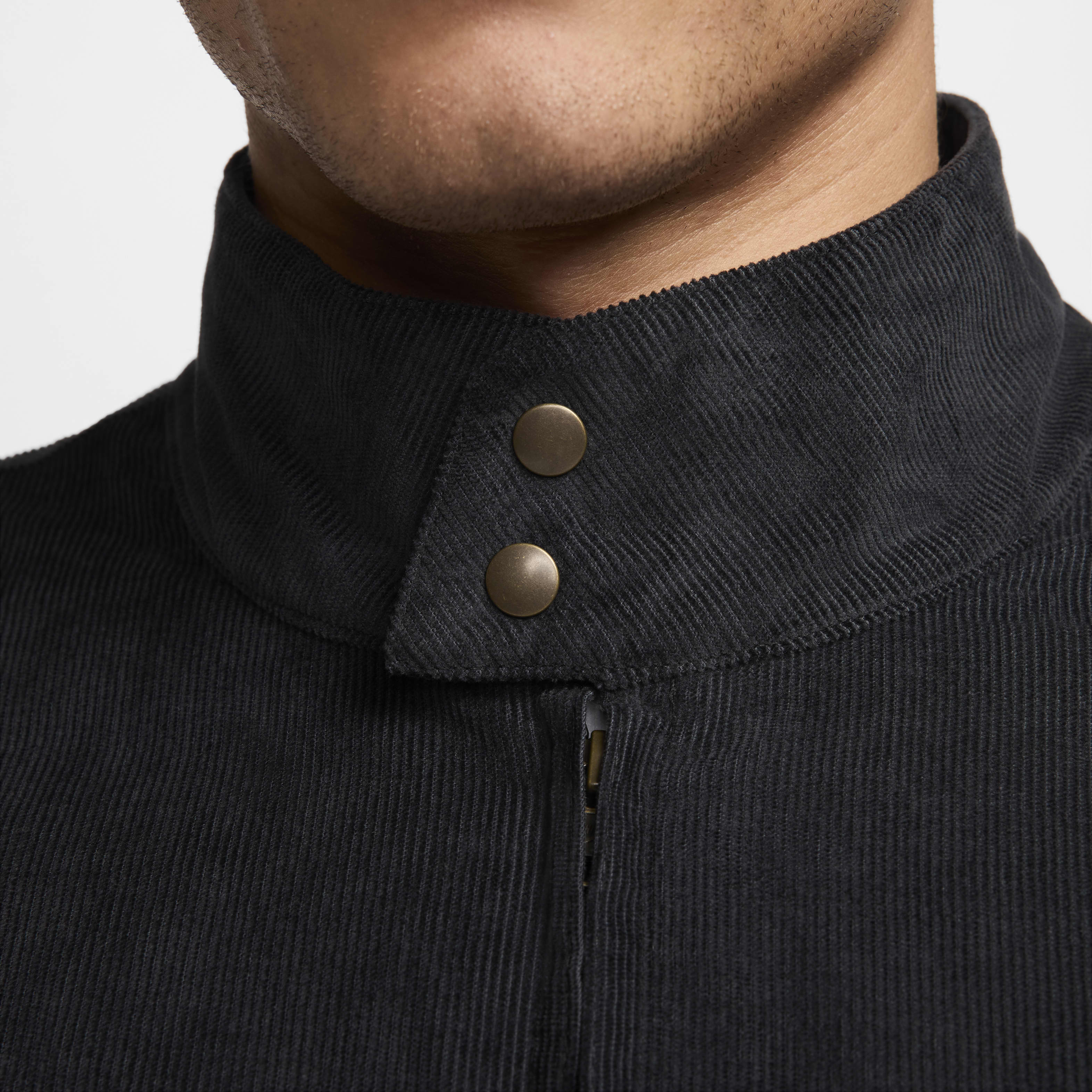 Corduroy Harrington JKT | Black – Local GOLF